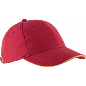 ORLANDO - 6 PANELS CAP, Red/Yellow (Hats)