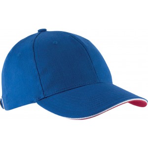ORLANDO - 6 PANELS CAP, Royal Blue/White/Red (Hats)