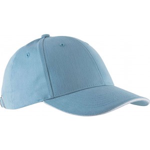 ORLANDO - 6 PANELS CAP, Sky Blue/White (Hats)
