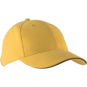 ORLANDO - 6 PANELS CAP, Yellow/Slate Grey (Hats)