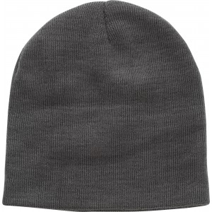 RPET polyester beanie Jayden, grey (Hats)