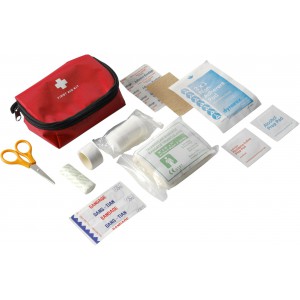 Nylon first aid kit Tiffany, red (Healthcare items)