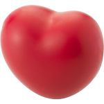 Heart-shaped stress reliever with PU foam, Red (19544334)