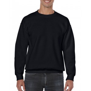 HEAVY BLEND(tm) ADULT CREWNECK SWEATSHIRT, Black (Pullovers)