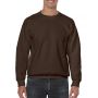 HEAVY BLEND(tm) ADULT CREWNECK SWEATSHIRT, Dark Chocolate