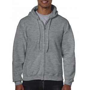 HEAVY BLEND(tm) ADULT FULL ZIP HOODED SWEATSHIRT, Graphite Heather (Pullovers)