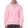 HEAVY BLEND(tm) ADULT FULL ZIP HOODED SWEATSHIRT, Light Pink