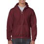 HEAVY BLEND(tm) ADULT FULL ZIP HOODED SWEATSHIRT, Maroon