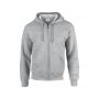 HEAVY BLEND(tm) ADULT FULL ZIP HOODED SWEATSHIRT, Sport Grey