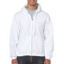 HEAVY BLEND(tm) ADULT FULL ZIP HOODED SWEATSHIRT, White