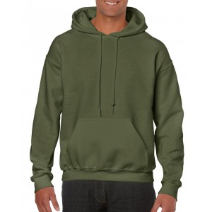 HEAVY BLEND(tm) ADULT HOODED SWEATSHIRT, Military Green (Pullovers)