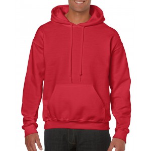 HEAVY BLEND(tm) ADULT HOODED SWEATSHIRT, Red (Pullovers)