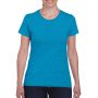 HEAVY COTTON(tm)  LADIES' T-SHIRT, Heather Sapphire