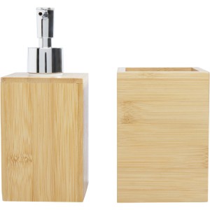 Hedon 3-piece bamboo bathroom set, Natural (Body care)