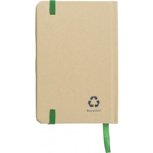 Kraft-Notizbuch John, Limettengrün