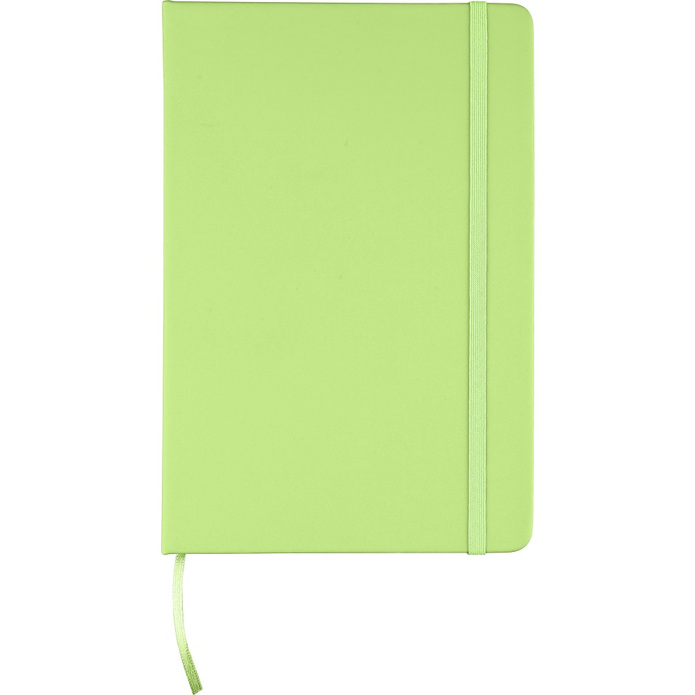 rPET notebook (A5) Eamon, lime (Hefte, Notizbücher)