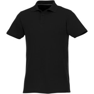 Helios mens polo, Black, 4XL (Polo shirt, 90-100% cotton)