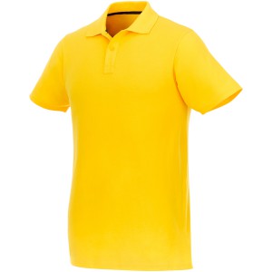 Helios mens polo, Yellow, S (Polo shirt, 90-100% cotton)