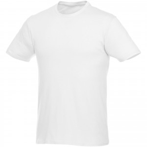 Heros short sleeve unisex t-shirt, White (T-shirt, 90-100% cotton)