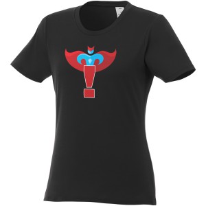 Heros short sleeve women's t-shirt, solid black (T-shirt, 90-100% cotton)