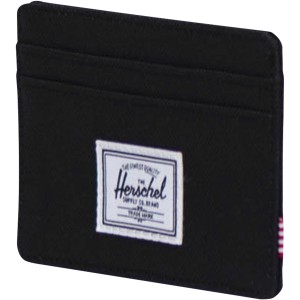Herschel Charlie recycled RFID card holder, Solid black <font size=1>[ENG]</font>