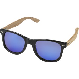 Hiru verspiegelte polarisierte Sonnenbrille aus rPET/Holz in