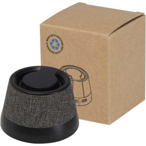 Horna 3W recycled plastic magnetic wireless speaker, Solid b <font size=1>[ENG]</font>