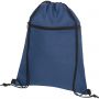 Hoss drawstring backpack, Heather navy