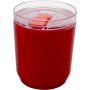 Hudson 180 ml recycled plastic double-wall tumbler, Red