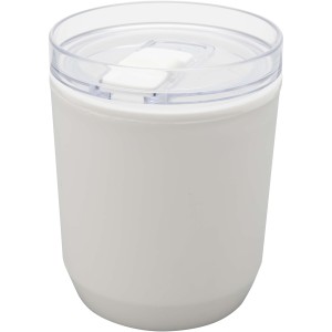 Hudson 180 ml recycled plastic double-wall tumbler, White <font size=1>[ENG]</font>