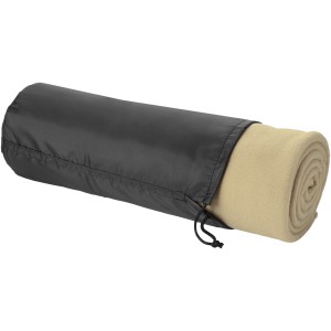 Huggy Fleecedecke mit Hlle, beige