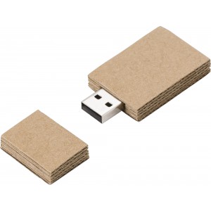 Cardboard USB drive 2.0 Archie, brown <font size=1>[ENG]</font>
