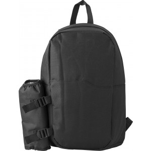 Khlrucksack aus Polyester Clinton, Schwarz