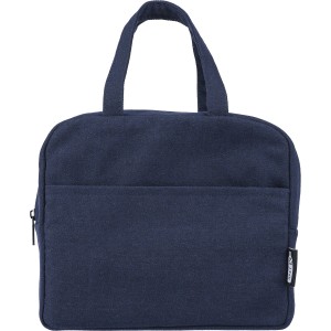 Recycled polycotton (330 gsm) cooler bag Elowen, blue <font size=1>[ENG]</font>