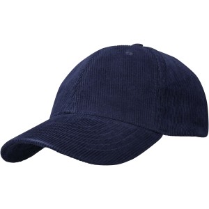 Hutton 6 panel recycled corduroy cap, Navy <font size=1>[ENG]</font>