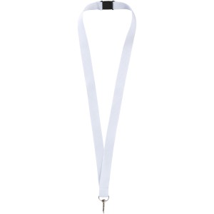 Lago Lanyard mit Sicherheitsverschluss, weiss
