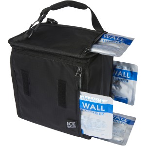 Ice-wall lunch cooler bag, Solid black (Cooler bags)