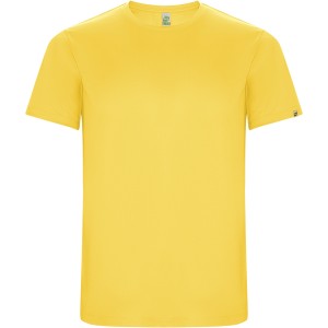 Imola short sleeve kids sports t-shirt, Yellow (T-shirt, mixed fiber, synthetic)