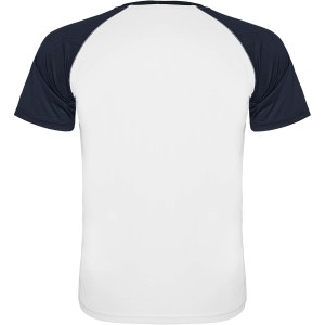 Indianapolis short sleeve unisex sports t-shirt, White, Navy Blue (T-shirt, mixed fiber, synthetic)