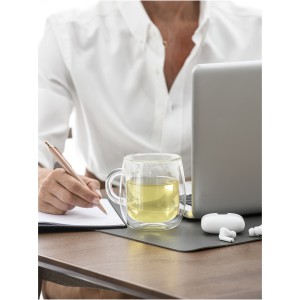 Iris 330 ml glass mug, Transparent clear (Mugs)