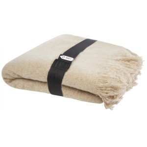 Ivy RPET mohair blanket, Beige (Blanket)