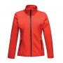 WOMEN'S OCTAGON II PRINTABLE 3 LAYER MEMBRANE SOFTSHELL, Classic Red/Black