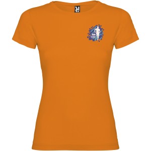 Jamaica short sleeve women's t-shirt, Orange (T-shirt, 90-100% cotton)