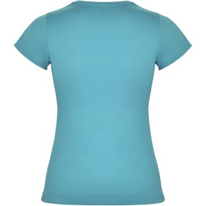 Jamaica short sleeve women's t-shirt, Turquois (T-shirt, 90-100% cotton)