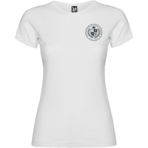 Jamaica short sleeve women's t-shirt, White (T-shirt, 90-100% cotton)