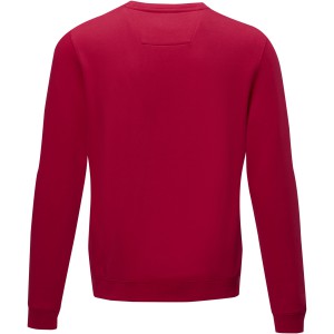 Jasper men's GOTS organic GRS recycled crewneck sweater, Red (Pullovers)