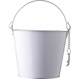 Eisbehlter aus Eisen und Aluminium Corey, Wei