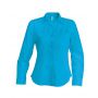 JESSICA - LADIES' LONG-SLEEVED SHIRT, Bright Turquoise