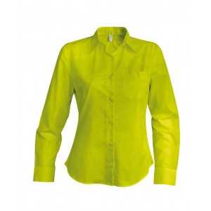 JESSICA > LADIES' LONG-SLEEVED SHIRT, Burnt Lime (shirt)