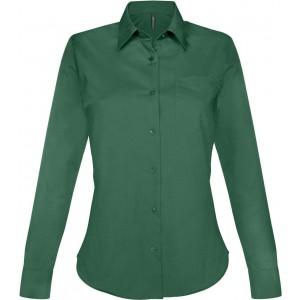 JESSICA > LADIES' LONG-SLEEVED SHIRT, Forest Green (shirt)